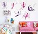 Cute Elf Fairy Pattern DIY Wall Stickers Living Room Nursery Baby's Room Decorative Mural Decal Decor Self Adhesive Home Decoration (Style 6)