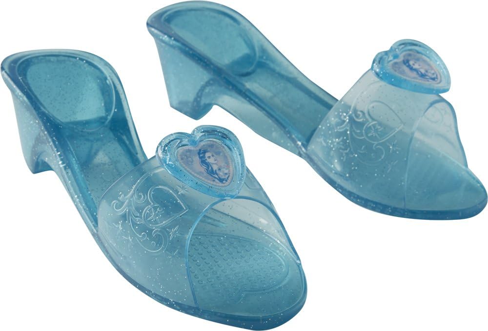 Disney Cinderella Kinderkostüm – Prinzessinnenkleid Mit Glitzer, Größe M (5-6 Jahre)