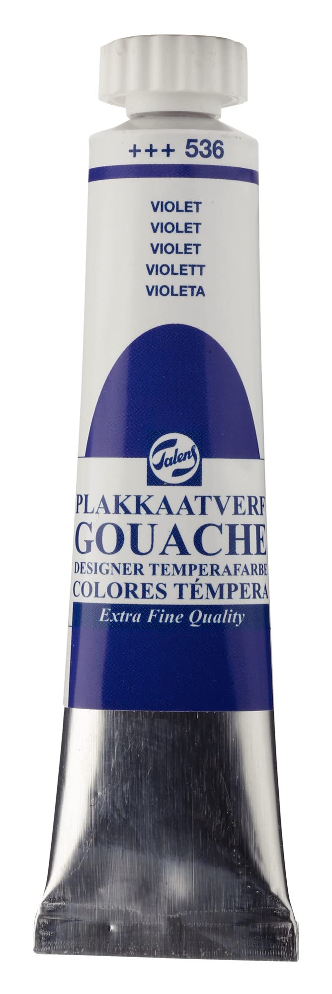 Talens Gouache Extra Fine Quality - 20 ml Tube Violet 536 - Highly Pigmented, Matt Finish