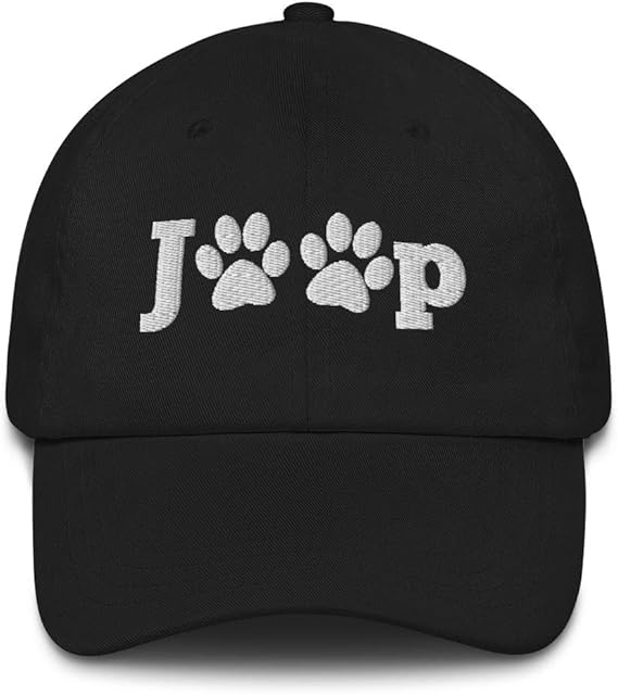 OffRoad 4x4 4wd Jeeps Dog Lover Paw Print Embroidered Classic Ball Cap