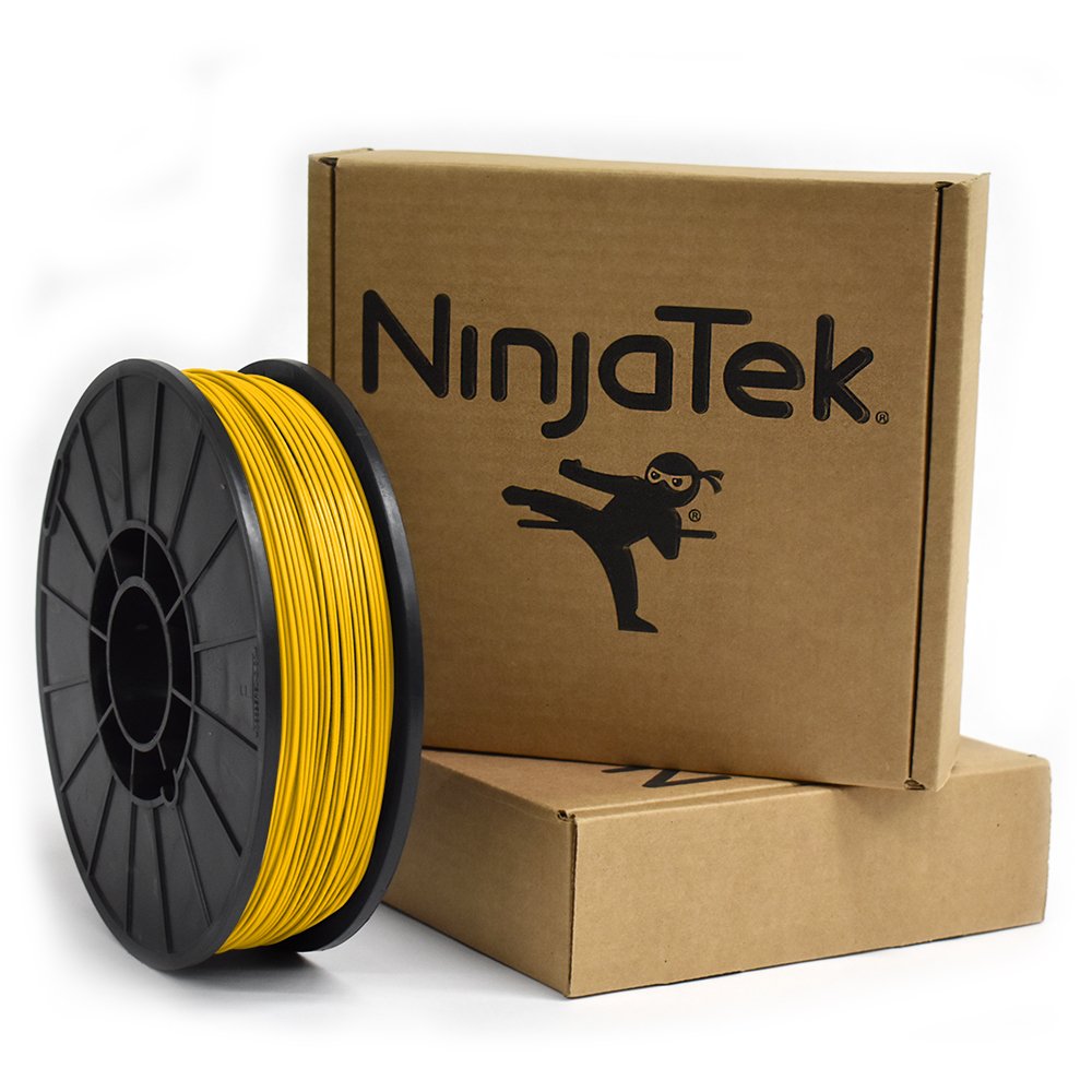 NinjaTek 3DCH04117510 NinjaTek Cheetah TPU Filament, 1.75mm, TPE, 1kg, Sun (Yellow) (Pack of 1)