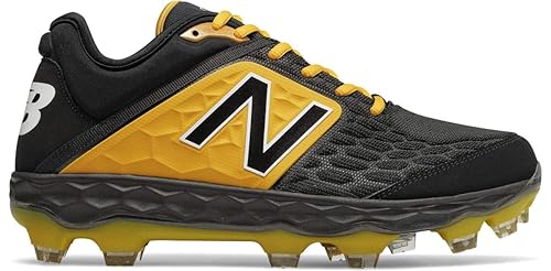 Buy New Balance 3000v4 TPU Molded Cleat Low-Cut - Black Yellow at Amazon.in