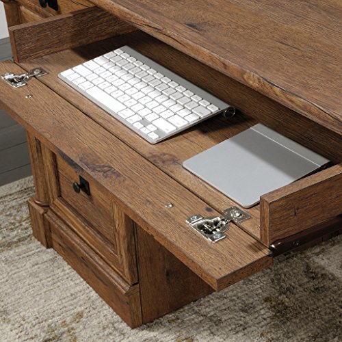Sauder Palladia Executive Desk, Vintage Oak finish Pricepulse