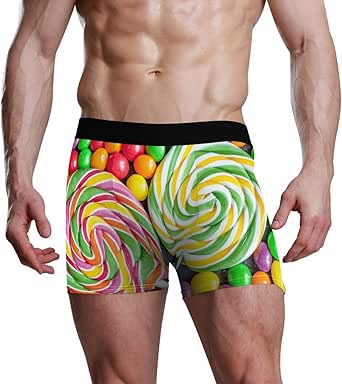 Amazon.com: Briefs Underwear Boxer Soft Colorful Candy Lollipop Beautiful Print: Clothing
