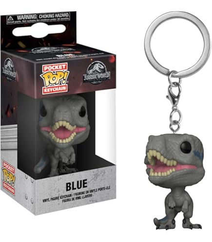 Amazon.com: Funko Pop! Keychain: Jurassic World Dominion - Blue
