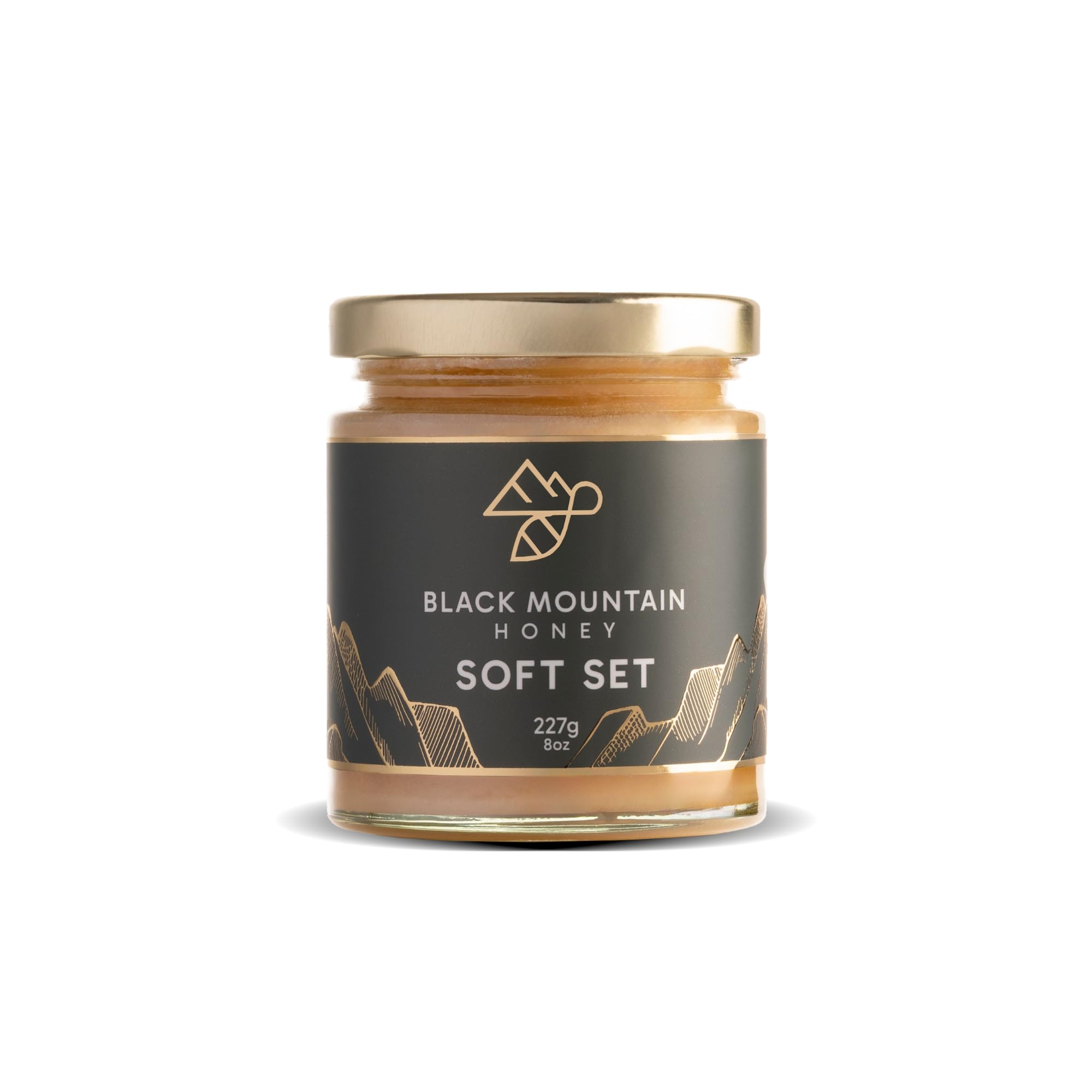 Black Mountain Honey - Award-Winning Welsh Single Origin Soft Set Natural Honey (227g)