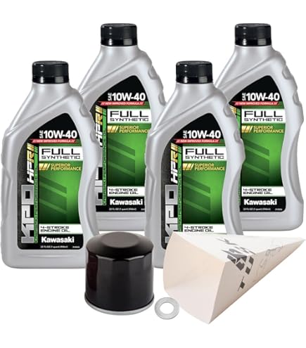 AR&CHR 1000枚まとめ売り Amazon.com: Cyclemax Full Synthetic Oil Change Kit compatible with