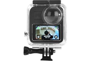 SRUIM Waterproof Housing Case for Gopro Max Action Camera, Underwater Diving Protective Shell 30M with Bracket Accessories (Not for MAX 360 2025)
