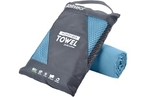 Rainleaf Microfiber Towel Perfect Travel & Gym & Camping Towel. Quick Dry - Super Absorbent - Ultra Compact - Lightweight. Suitable for Trip, Beach, Shower, Backpacking, Pool