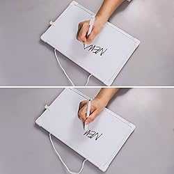 Double Sided Small Dry Erase Board, 11" x 7" Mini