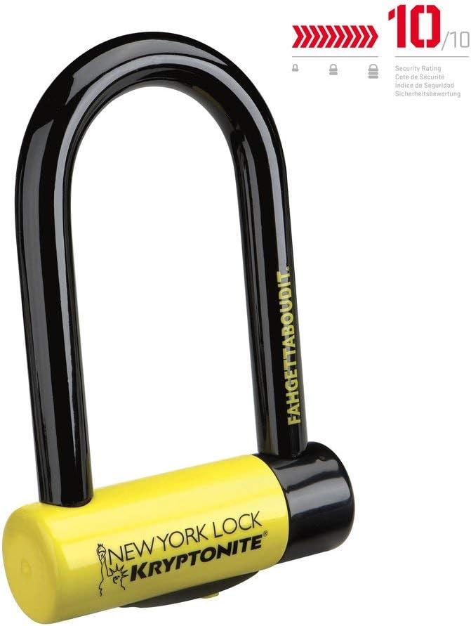 Kryptonite New York Lock Fahgettaboutit Mini 18mm U-Lock Bicycle Lock