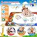 Pipigo Water Doodle Mat Toddler Birthday Toys Gifts Painting Writing Magic Water Drawing Mat Toys for 3 4 5 6 Year Old Girls Boys Large Size 39.3 x 27.6in