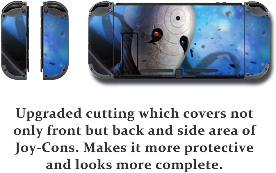 GilGames Vinyl Skin Cover Decal for Nintendo Switch, Protector Wrap Protective Faceplate Full Set Stickers Console Joy-Con Dock: Home Audio & Theater