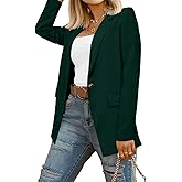 CRAZY GRID Women Business Casual Blazers with Lined Professional Work Suit Jacket with Pockets