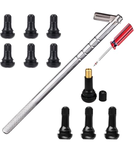 Dr.Roc 1 X 19.5 Inch And 2 X 15.5 Inch Mount And Demount Tire Irons With 6 X Tr413 Valve Stems Setmotorcycle Dirt Bike Lawn Mower Atv Utv Tire Changing Tools With Durable Bag Curved Irons Tire Levers - View #6