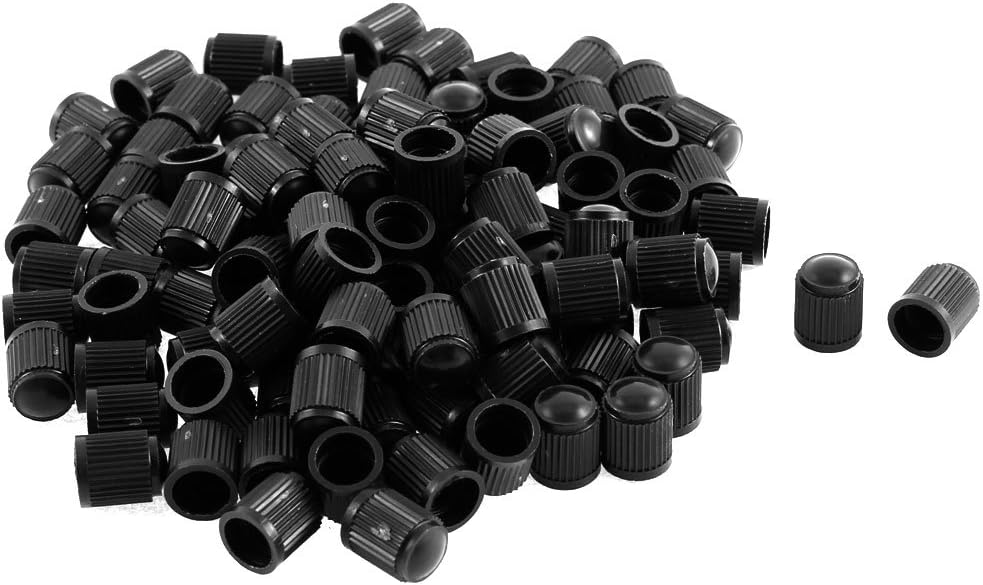 Amazon uxcell バルブキャップ タイヤバルブキャップ プラスチック 13mm x 10mm ステムキャップ 100個入り エアバルブキャップ 車＆バイク