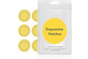 ZAXINERY Dopamine Patch | Mood Boost & Positivity Support | 30 Vegan Mood Support Patch for Daily Mental Wellness, Plant-Based Formula, Supports Dopamine & Serotonin Balance