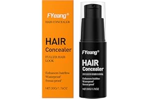 FYeang® Hair Concealer for Men, Magic Hair Concealer 2.0, Fuller Hairs Look, Waterproof & Sweat-Proof, Root Touch up Color fo