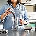 Manual Coffee Grinder, Brushed Stainless Steel Hand Crank Mill, Adjustable Ceramic Burr Mill for Precision Brewing - Perfect for Traveling