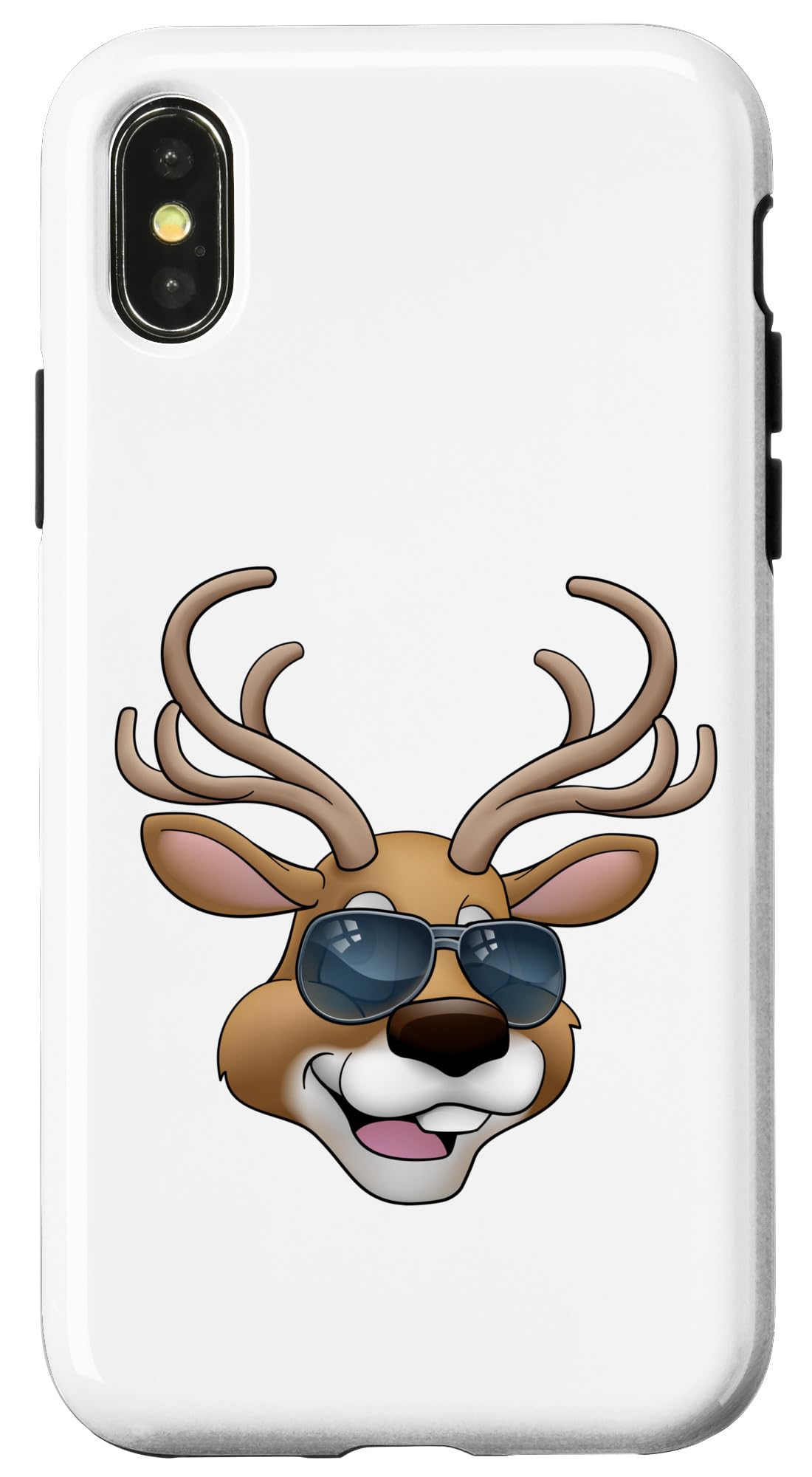 iPhone X/XS Christmas Cartoon Reindeer Character Case