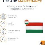 AZ FLAG Hungary Flag 3x5 ft 100D Polyester Grommets Indoor Outdoor Fade view 5