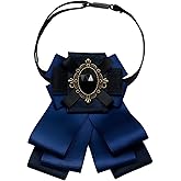 Rzmtaol Rhinestone Womens Bow Tie, 5.11" x 4.33" Pretied Bow Ties for Men Women Girl's Bowtie for Party Wedding Banquet Daily