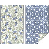 WerkShoppe Blue Coneflower Microfiber Towel