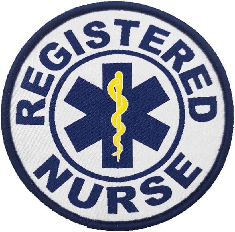 3.5'' Registered Nurse Woven Patch Medical Nurse Doctor