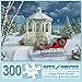 Bits and Pieces - 300 Piece Jigsaw Puzzle for Adults - Season of Peace - 300 pc Christmas Winter Holiday Sleigh Jigsaw by Artist Alan Giana