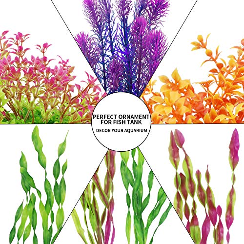 image for MyLifeUNIT Artificial Aquariums Plants Plastic Fish Tank Plants for Aq