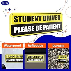 GEEKBEAR Student Driver Car Magnet