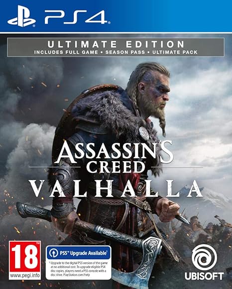 Assassin S Creed Valhalla Ultimate Edition Upgrade Ps5 Free Amazon Co Uk Computers Accessories