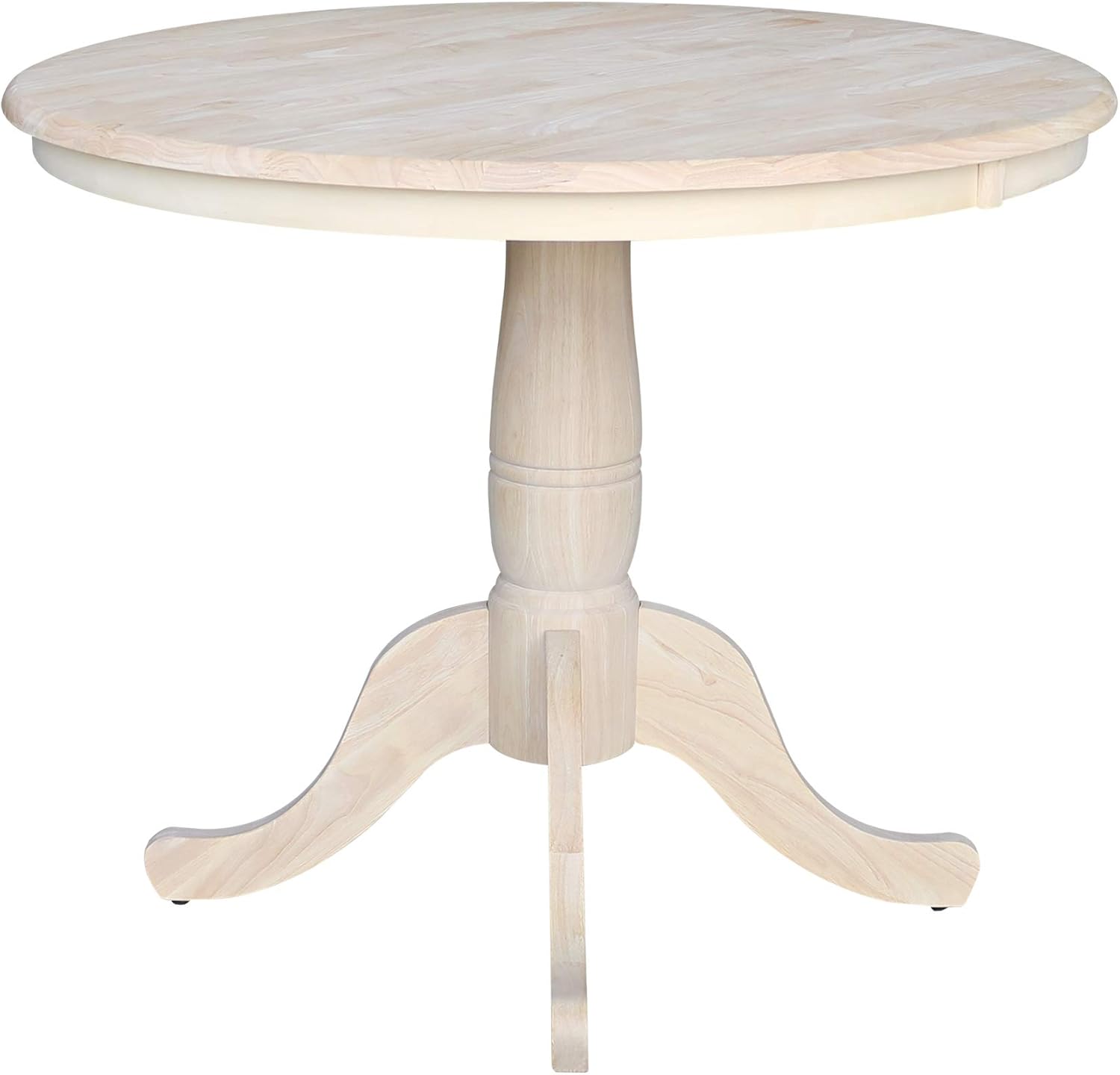 International Concepts Round Top Pedestal Table, 30-Inch - Tables