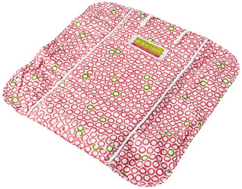 The Plush Pad Portable Changing Pad with Memory Foam, Bubbles in Juice Pattern