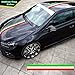 6 inches Wide Italian Italy French Germany Flag Stripe Decal Sticker for Car Exterior Cosmetic, Hood, Front/Rear Bumpers, Side Fenders