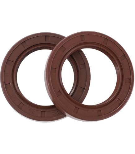 EAI Oil Seal 28mm X 38mm X 7mm (2 PCS) TC Double Lip W/Spring. Metal-717306