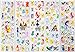 120 Pokemon Stickers 3D Puffy Foam - 5 Sheets