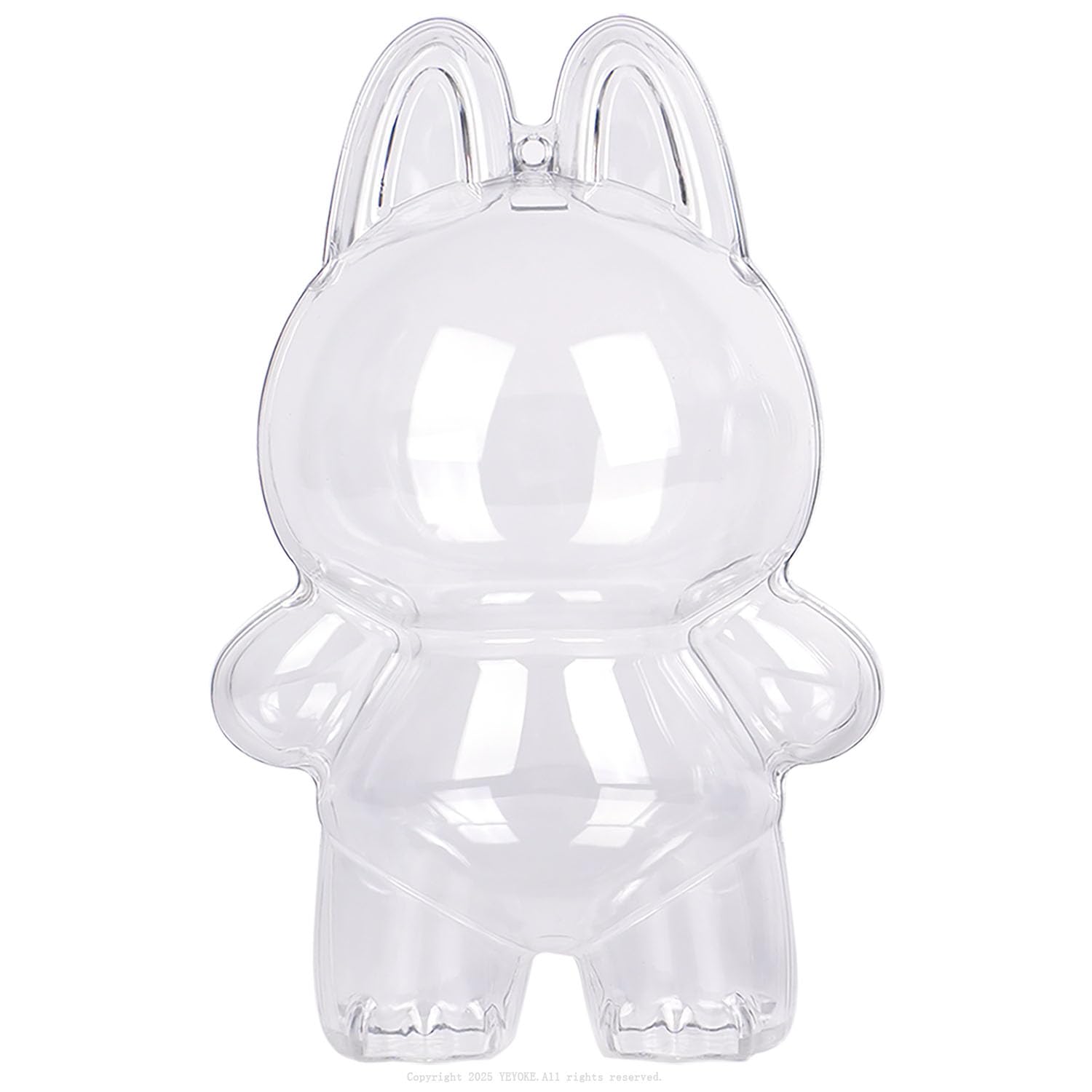 Photo 1 of Protective Case Compatible with LABUBU Doll - Crystal-Clear Hard Display Box with Keychain & Dustproof Cover, Secure Backpack Hooks for Shelf/Outdoor Showcase (Doll Not Included)?Standing?