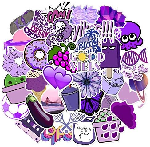 ウォーターボトル ノートパソコン 車用 ハイドロフラスクステッカー パープル Ratgoo B07yx6gtss 3 355円