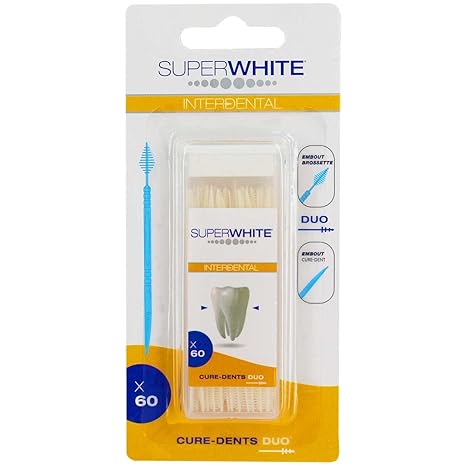 Superwhite Interdental Duo Zahnpicks 60 Stück Packung