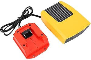 Yechiry Battery Powered Heater, 200W Portable Electric Space Warmer, Car Heater Fan, Heating & Cooling 55-85C Window Defroste