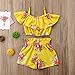 Toddler Kids Baby Girl Floral Halter Ruffled Outfits Clothes Tops+Shorts 2PCS Set