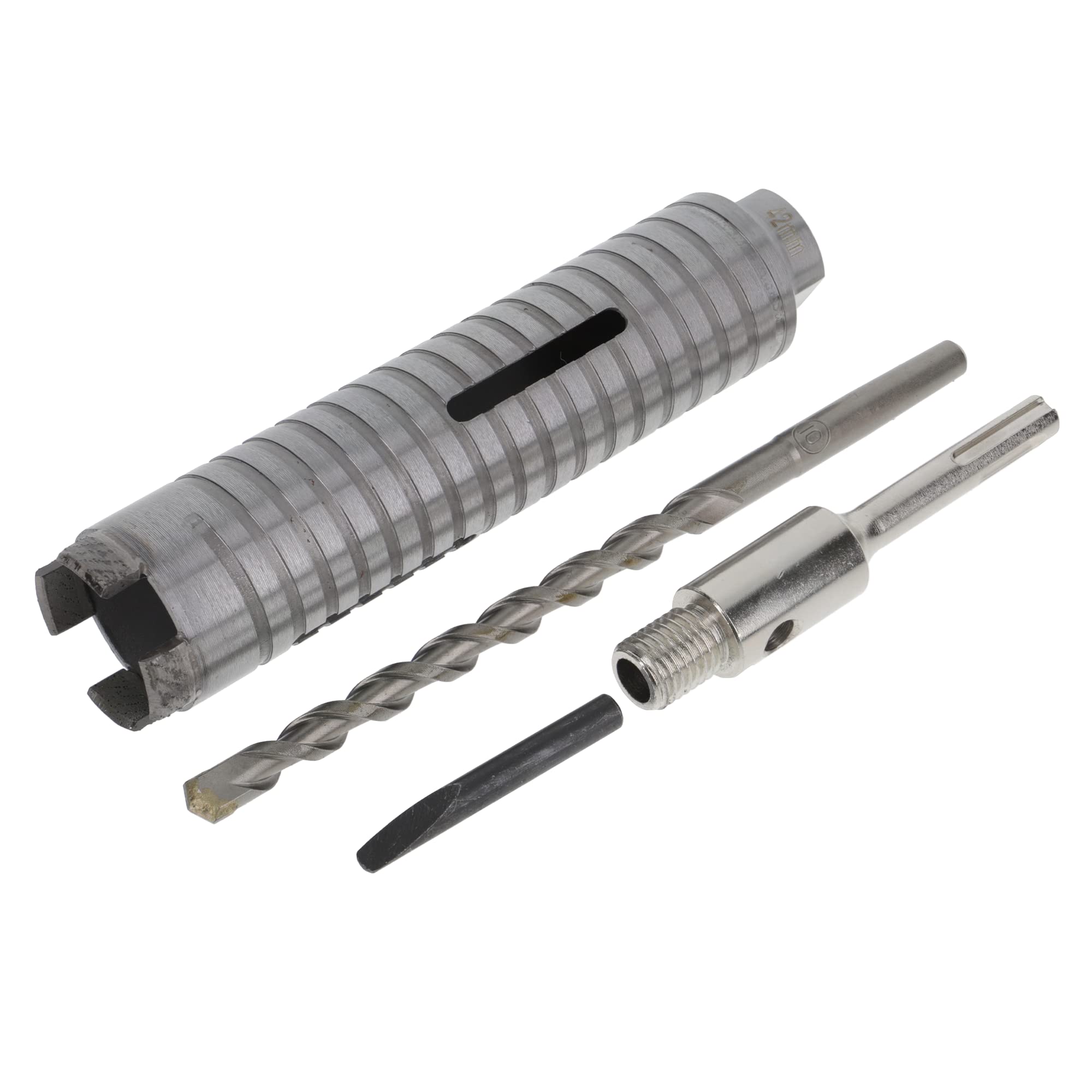 PRODIAMANT diamond core bit ø 42mm effective length 150mm with SDS adapter laser welded for dry drilling in concrete