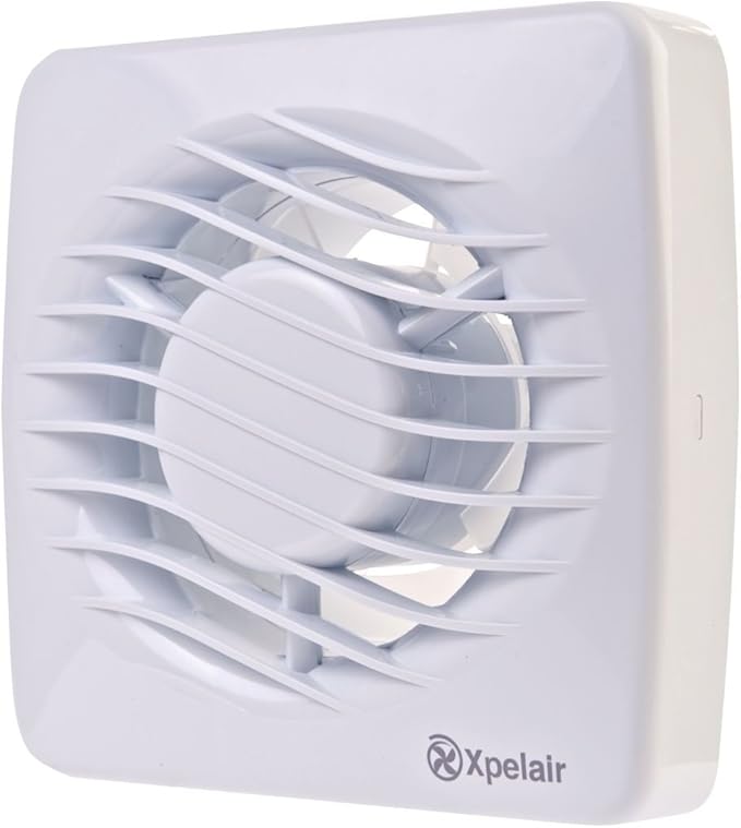 Xpelair DX100H 12W Axial Bathroom Extractor Fan with Humidistat & Timer