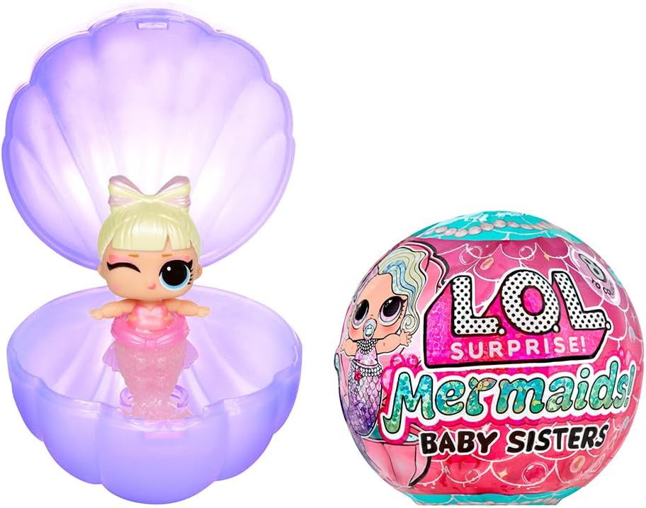 L.O.L. Surprise Mermaids Baby Sisters with Colour-Changing Tails Rosa