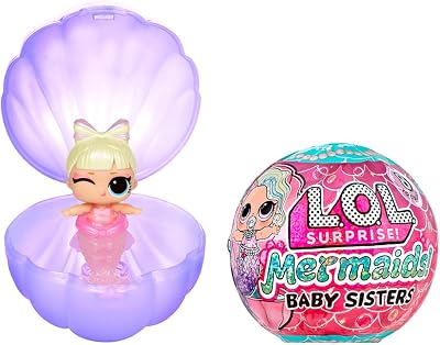 L.O.L. Surprise Mermaids Baby Sisters with Colour-Changing Tails Rosa