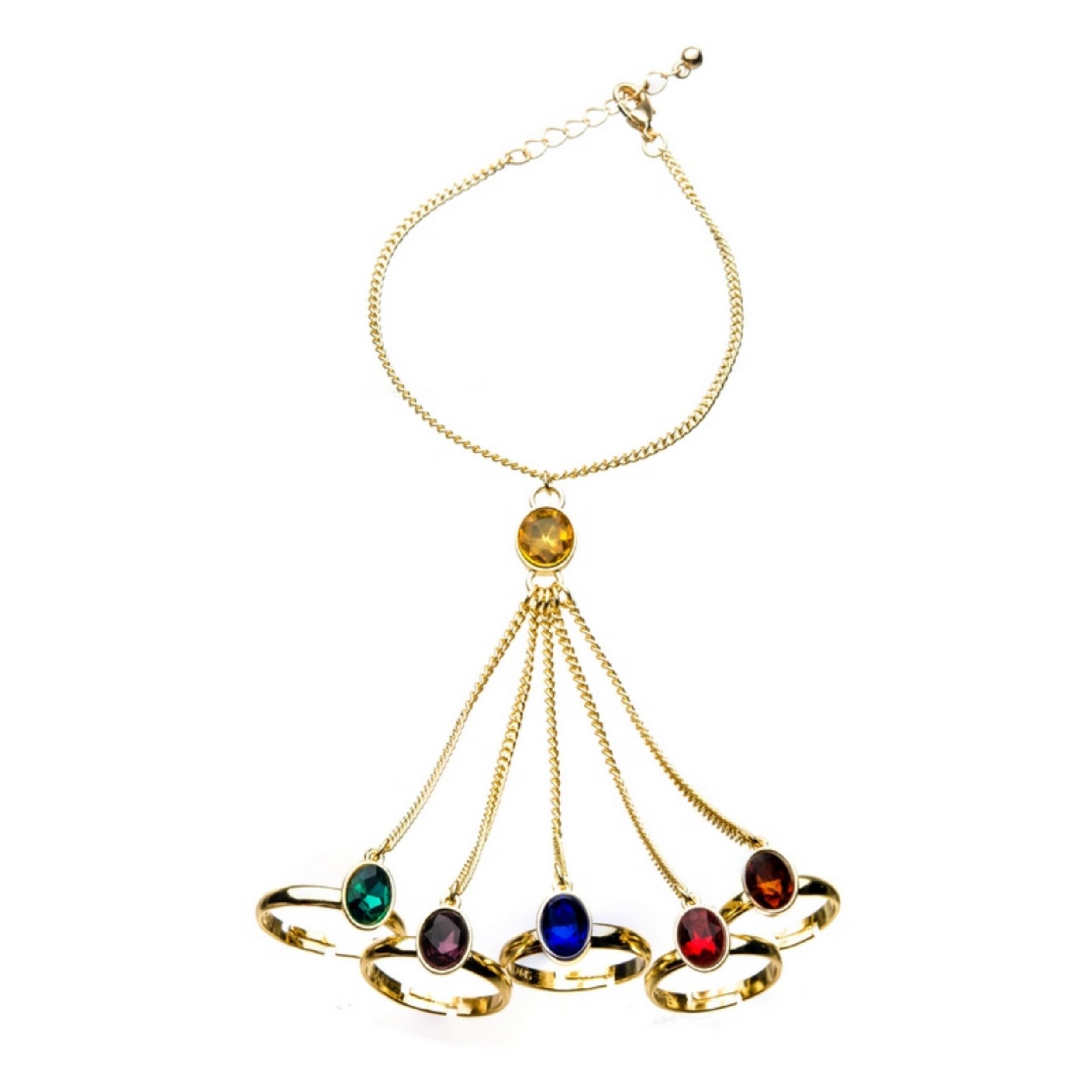 SalesOne MARVEL AVENGERS INFINITY WAR INFINITY GAUNTLET BRACELET WITH RINGS - Marvel Gifts - Marvel Merchandise - Avengers Gifts