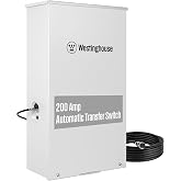 Westinghouse 120/240 Volt, 200 Amp Automatic Portable Generator Transfer Switch, Outdoor Enclosure
