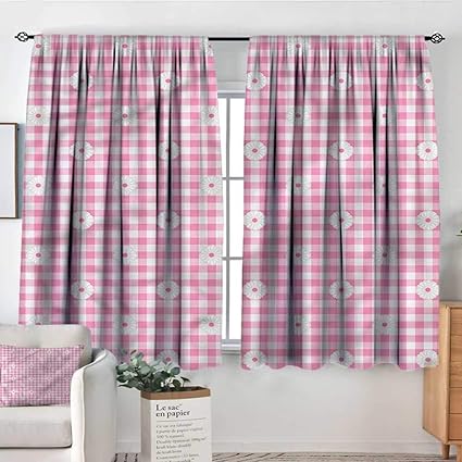 Amazon Com Anzhutwelve Pale Pink Boys Bedroom Backout Curtains