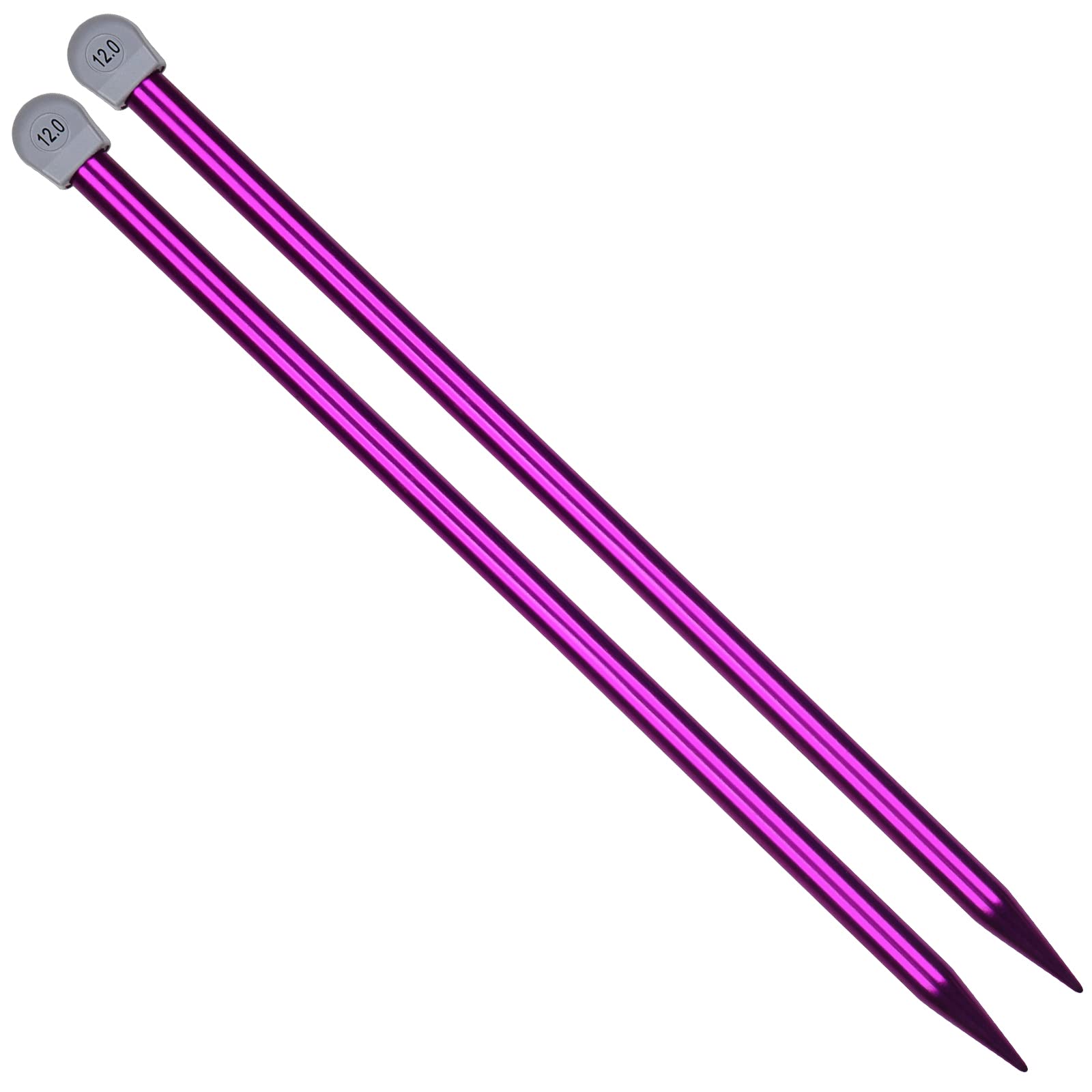 Coopay Knitting Needles - 12.0mm UK Size, 35cm Long Metal Pins for Beginners & Professionals, Lightweight for Arthritic Hands (Color Random)